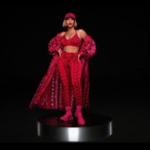 Ivy Park Allover Print Tights and Triangle Bra